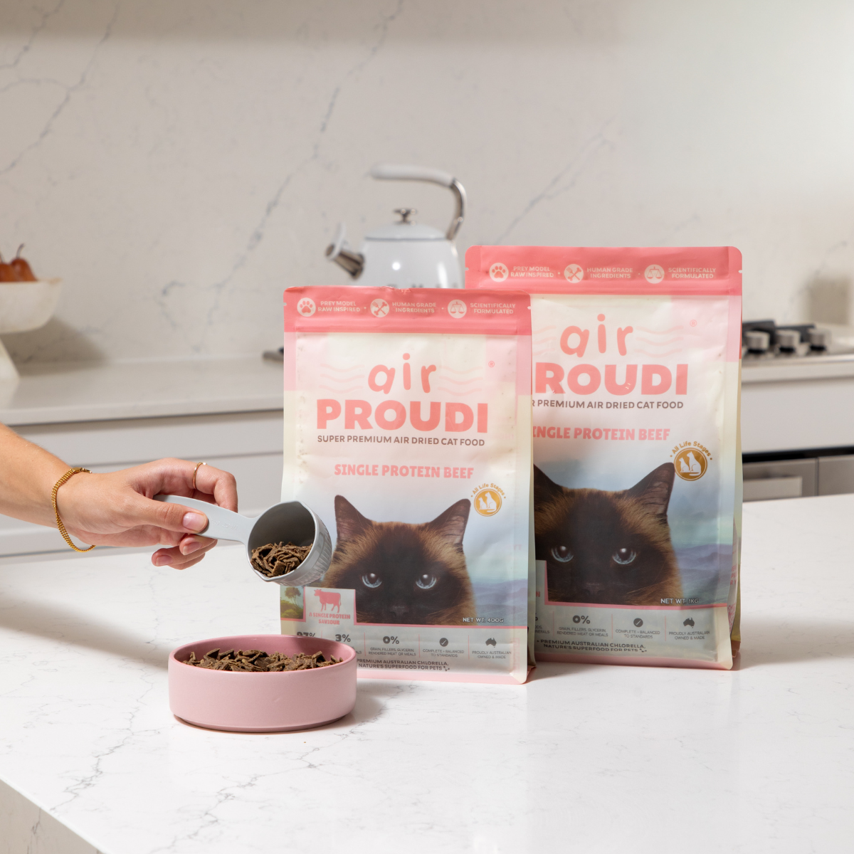 Single Protein Beef Air Dried for Cats