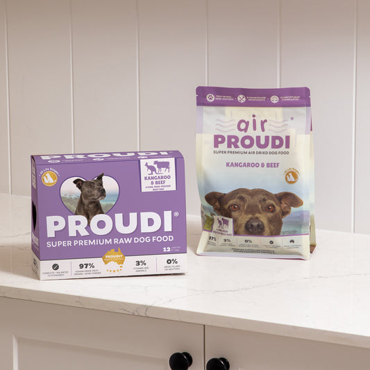 Kangaroo & Beef Raw Patties for Dogs