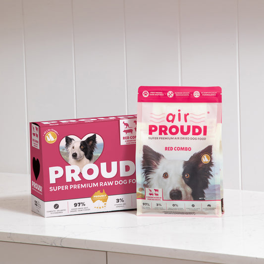 Red Combo Raw Patties for Dogs