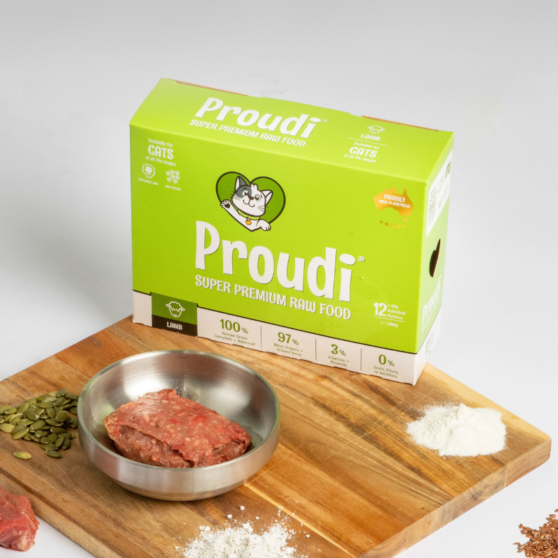 Single Protein Lamb Raw Patties for Cats