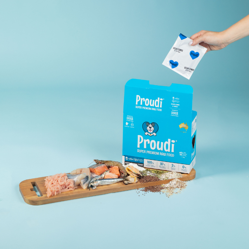 Ocean Combo and Turkey Raw Patties for Dogs