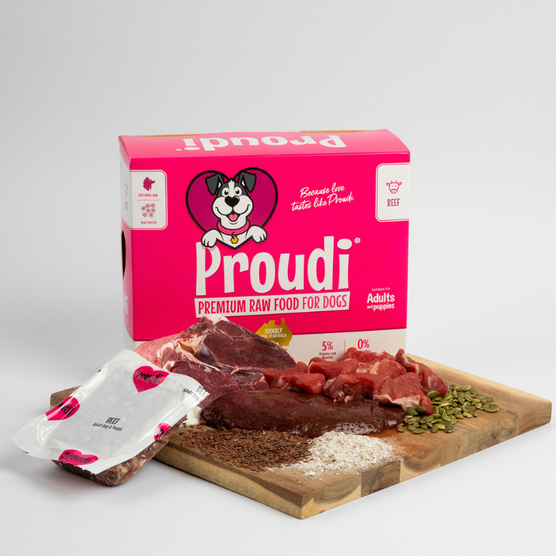 Single Protein Raw Beef Patties for Dogs