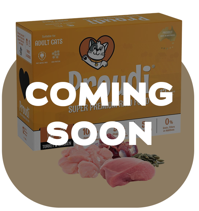 Turkey and Chicken Raw Patties for Cats