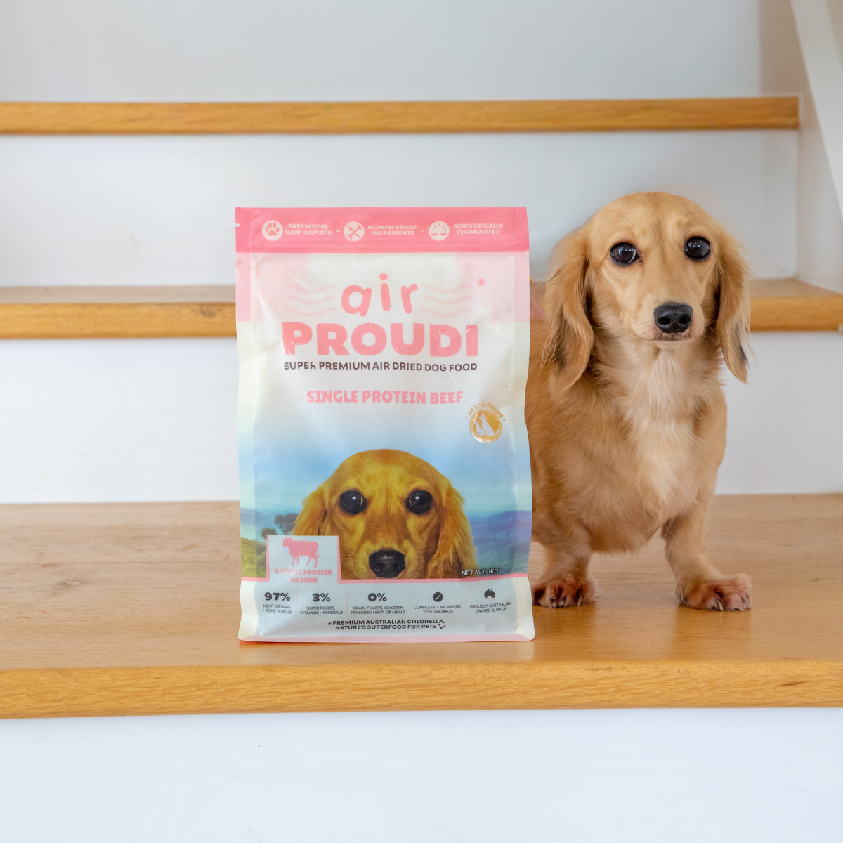 Single Protein Beef Air Dried - for Dogs