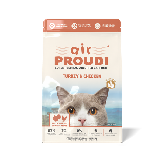 Turkey & Chicken Air Dried - for Cats