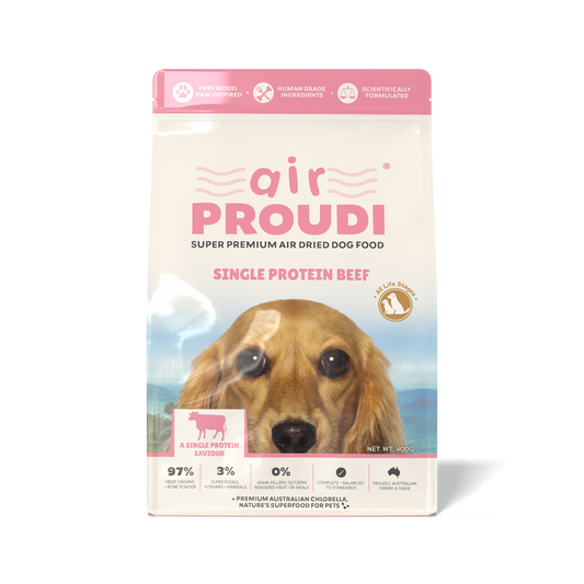 Single Protein Beef Air Dried - for Dogs