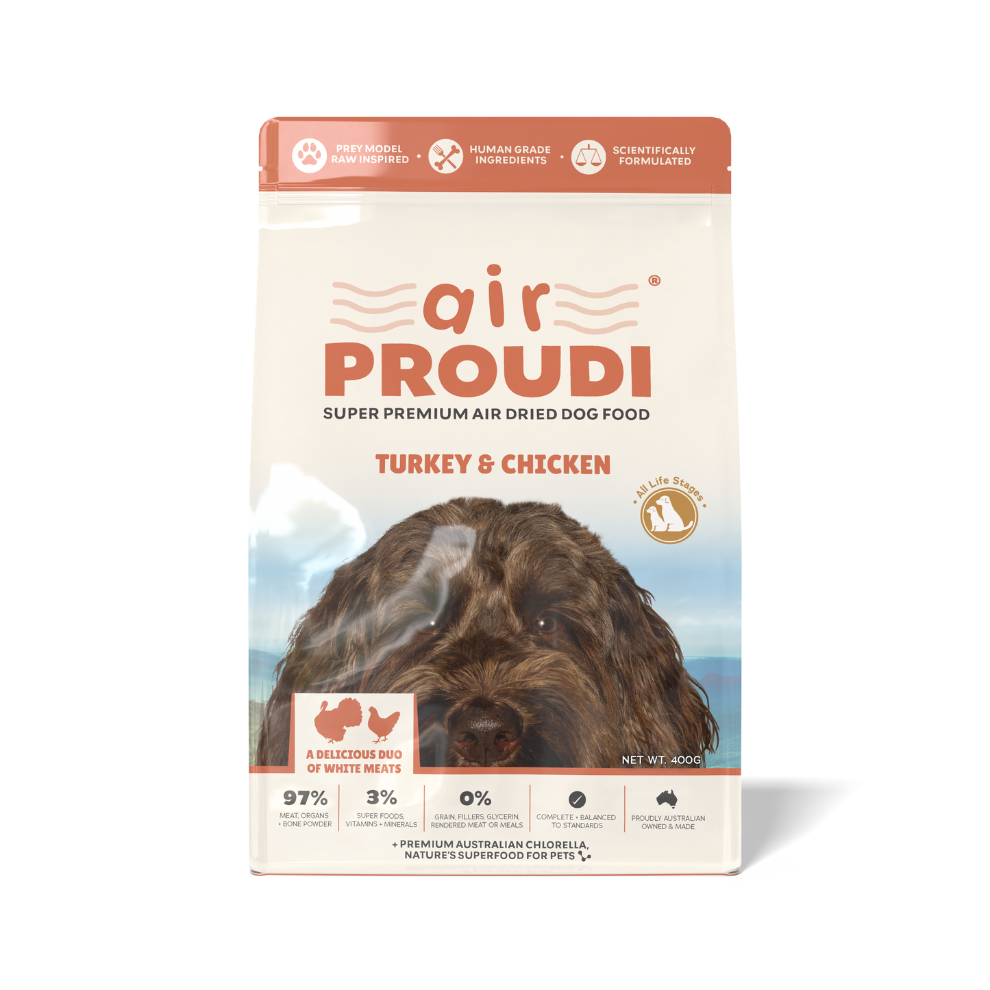 Turkey & Chicken Air Dried - for Dogs