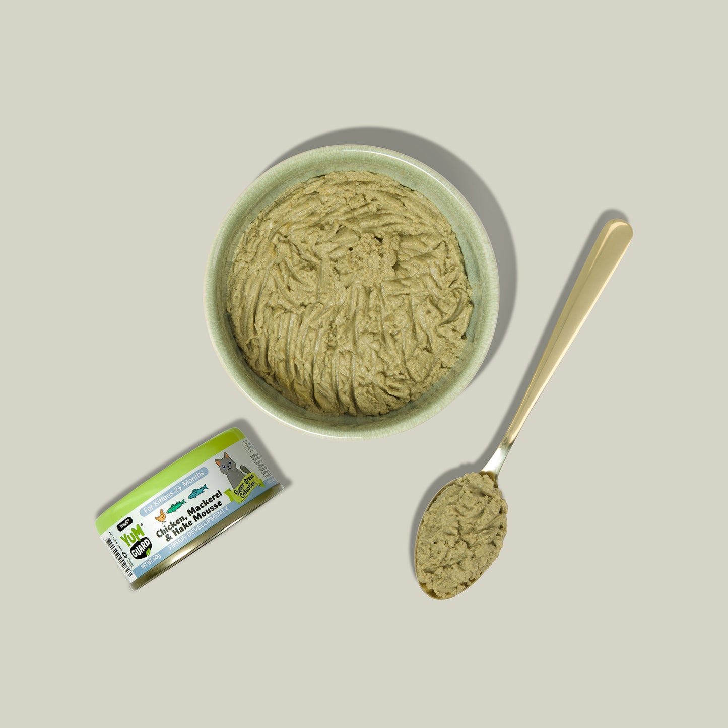 Chicken, Mackerel & Hake Mousse - for Kittens