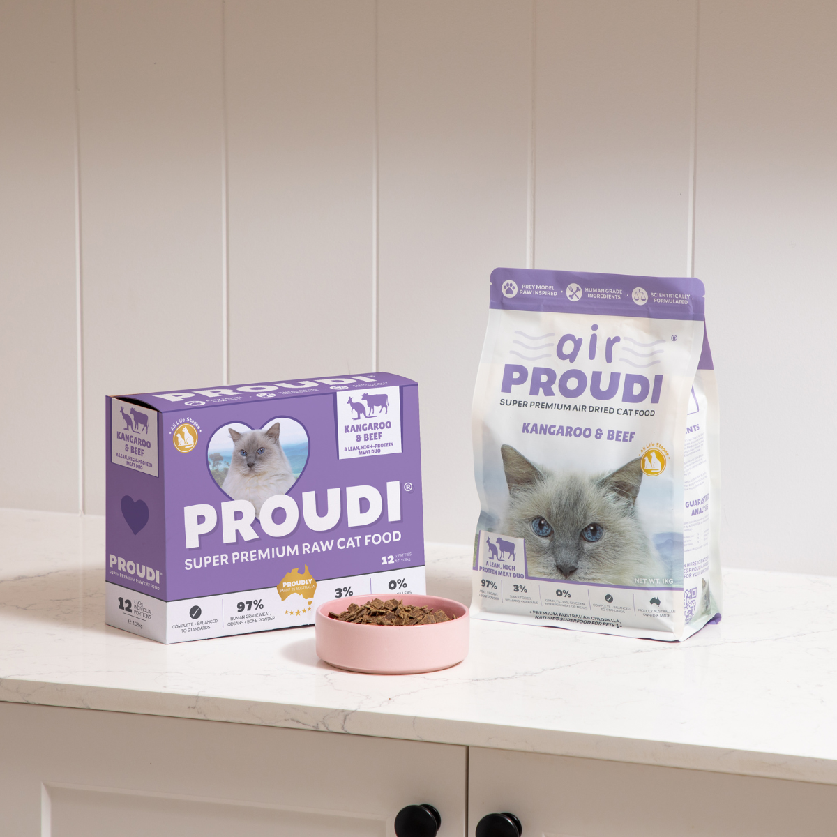 Kangaroo & Beef Air Dried - for Cats