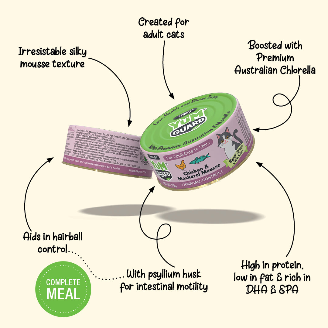 Chicken & Mackerel Mousse - for Adult Cats