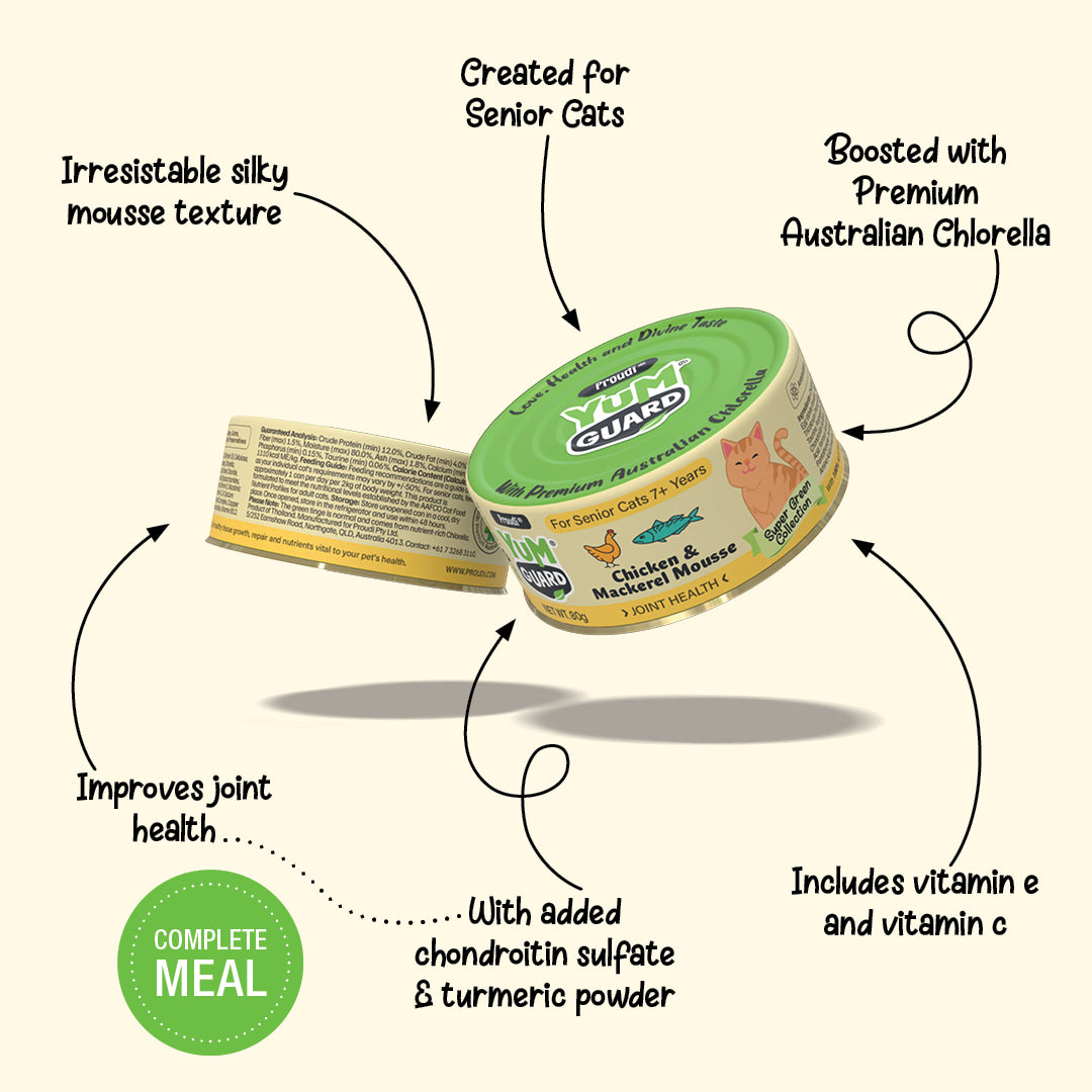 Chicken & Mackerel Mousse - for Senior Cats