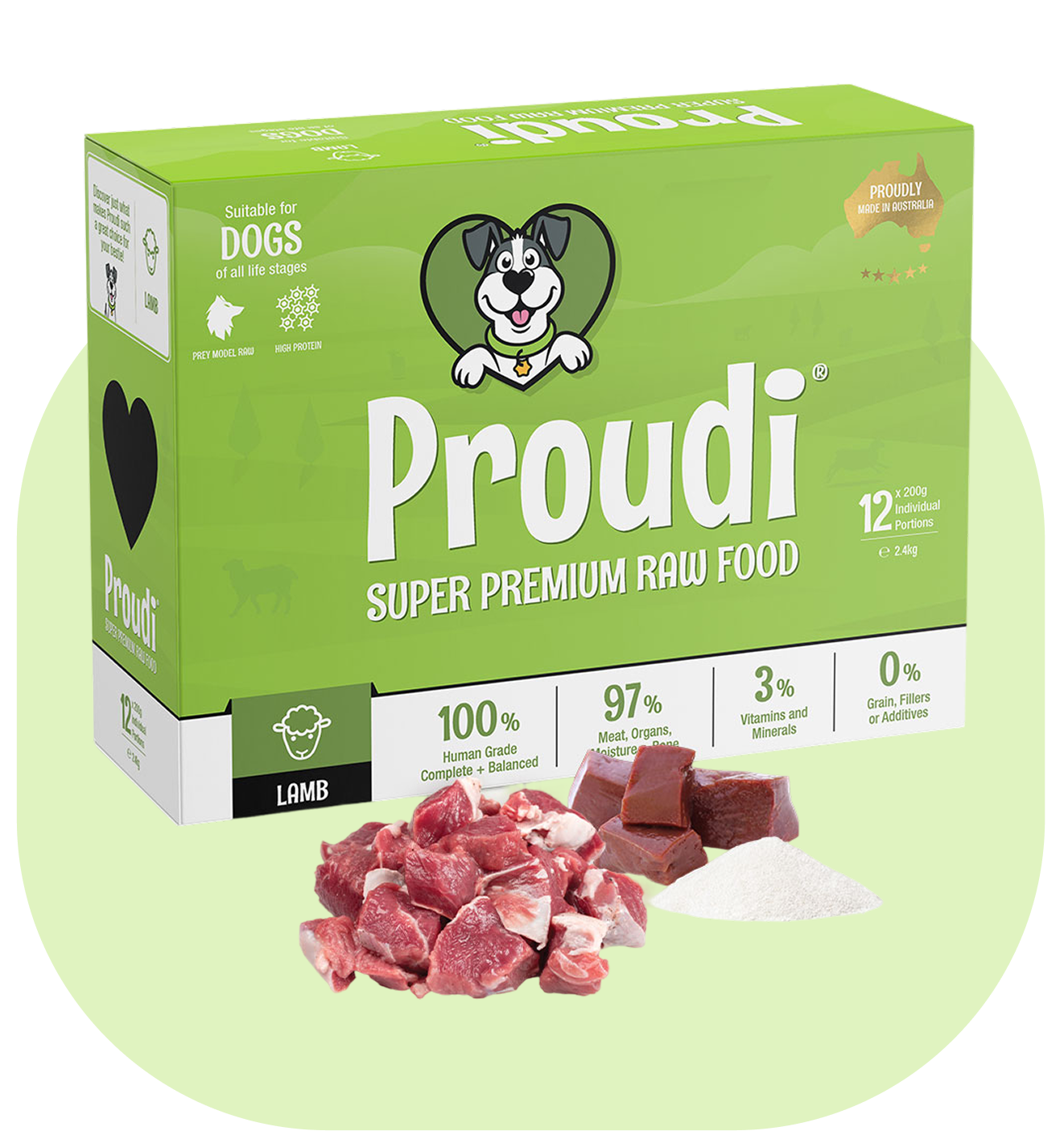 Premium Raw Pet Food Australia | Raw Food for Pets – Proudi