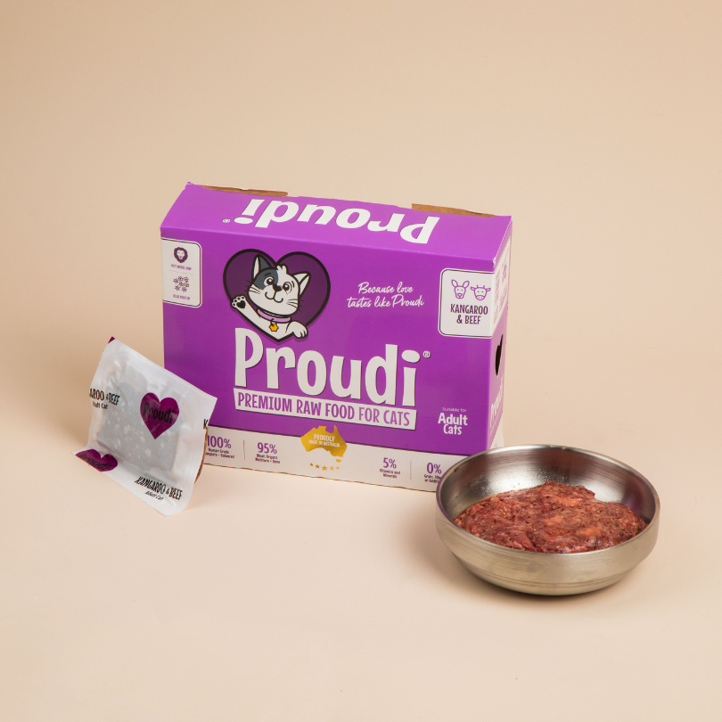 Proudi Kangaroo & Beef for cats