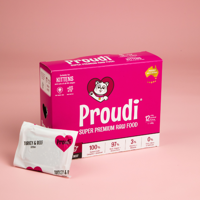 Proudi Turkey & Beef for kittens