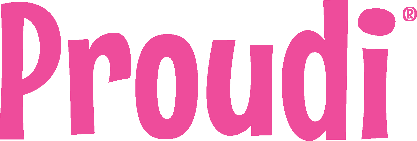 Proudi logo pink