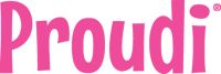 Proudi logo pink